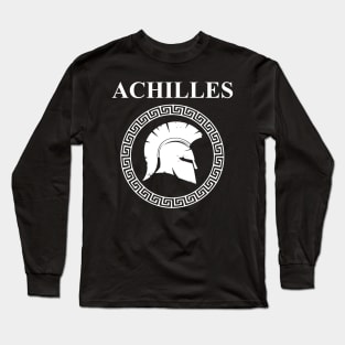 Achilles Ancient Greek Warrior Long Sleeve T-Shirt